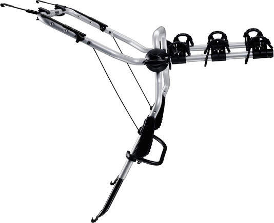 Tow hook, rear mounted and roof mounted bicycle carriers