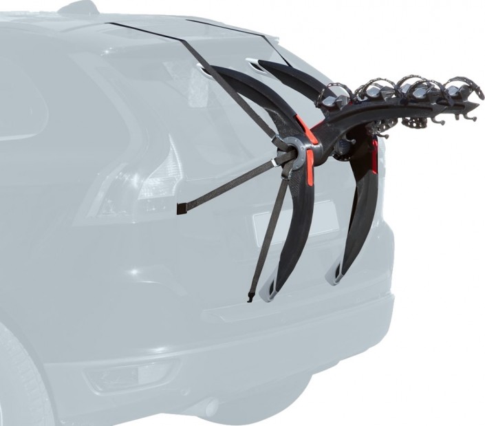 Tow hook, rear mounted and roof mounted bicycle carriers